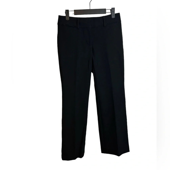 Loft Black Pleated Straight Leg Trousers - Picture 1 of 4